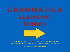 grammatica elementi minimi - scarica il pdf interattivo