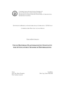 uso di materiali elastomagnetici innovativi per attenuatori e