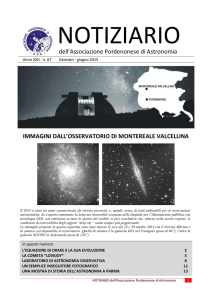 dell`Associazione Pordenonese di Astronomia IMMAGINI DALL