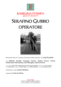 SERAFINO GUBBIO OPERATORE