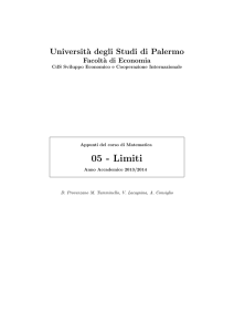 05 - Limiti - Università degli Studi di Palermo