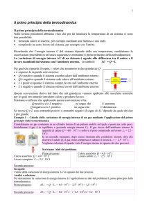 Il primo principio della termodinamica - web