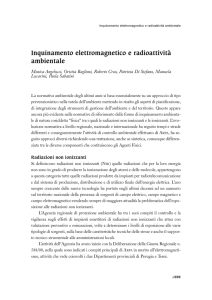 Inquinamento elettromagnetico e radioattività