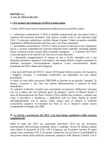 Senario macroeconomico - FIRST - Federazione Italiana Reti dei