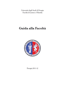 Guida alla Facoltà - Università degli Studi di Perugia