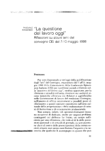 La questione del lavoro oggi - CNOS-FAP