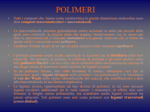 polimeri - DiSTABiF