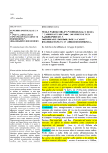 discorso 163/a sulle parole dell`apostolo (gal 5, 16 ss.): " camminate