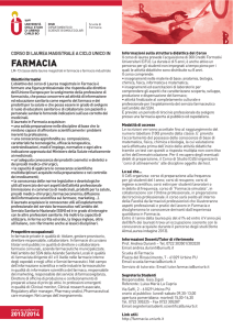 farmacia - Università degli Studi di Urbino Carlo Bo