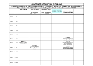 università degli studi di padova