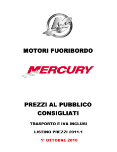 + Listino Prezzi Mercury