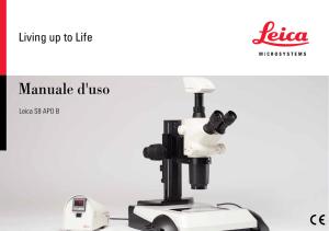 Manuale d`uso - Leica Microsystems