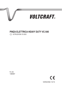 PiNza ElETTriCa HEaVy DuTy VC-540