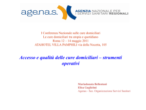 Accesso e qualità delle cure domiciliari - strumenti operativi