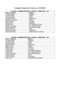 Consigli di classe Tecnico a - vittorio emanuele ii