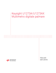 Keysight U1273A/U1273AX Multimetro digitale palmare