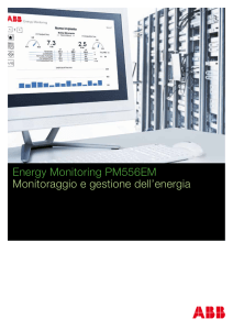 Energy Monitoring PM556EM Monitoraggio e gestione dell`energia