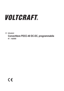 Convertitore PDCC-40 DC-DC, programmabile