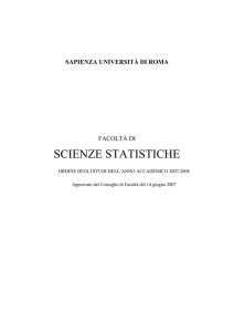 Dipartimento di Scienze Statistiche