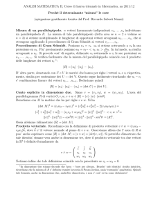 ANALISI MATEMATICA II, Corso di laurea triennale in Matematica