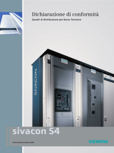 SIVACON S4 Quadri di distribuzione per Bassa Tensione