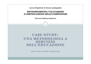 Case study.pptx - Università degli studi di Bergamo