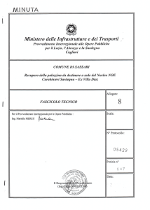 fascicolo tecnico - Ministero delle Infrastrutture e dei Trasporti