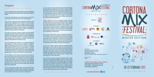20-22 febbraio 2015 - Cortona Mix Festival