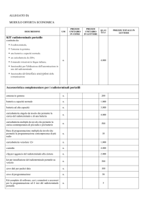 Allegato D - Modulo offerata economica