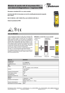 Modulo di uscita relè di sicurezza AS-i con 4