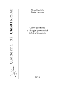 Quaderni di CabriRRSAE 8 - Dipartimento di Matematica e Informatica
