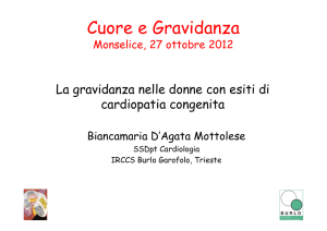 La gravidanza nelle donne con esiti di cardiopatia congenita