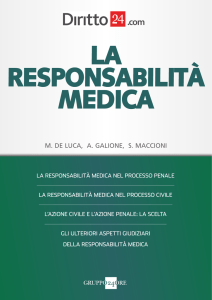 La responsabilità medica