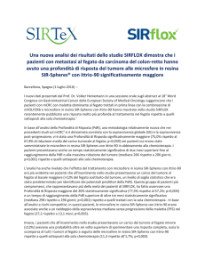 Una nuova analisi dei risultati dello studio SIRFLOX