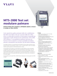 MTS-2000 Test set modulare palmare