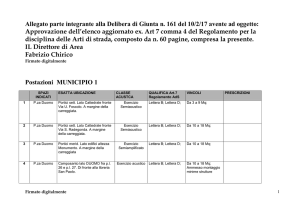 Ulteriori postazioni individuate ma non attivate – MUNICIPIO 1