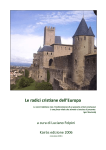 Le radici cristiane dell`Europa