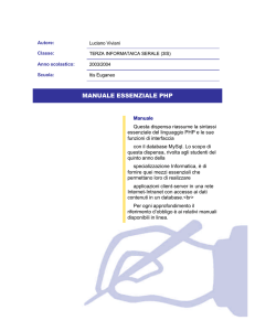 manuale essenziale php