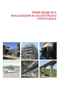 PREMI aicap 2014 REALIZZAZIONI IN CALCESTRUZZO