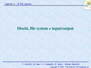 Capitolo 6 – Il File System