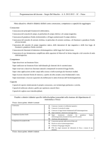 Programmazione del docente – Sergio Del Maschio – A. S. 2012