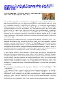 Augusto Graziani, l`economista che il PCI non ascoltò