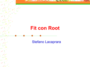 Fit con Root