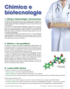 Chimica e biotecnologie - Istituto Italiano Edizioni Atlas