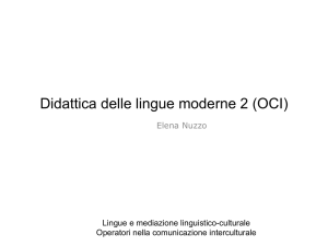 OCI14-15_02 - Dipartimento di Lingue, Letterature e Culture Straniere