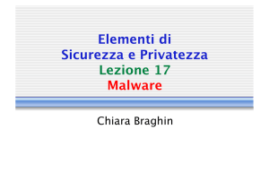 malware - unimi, Crema