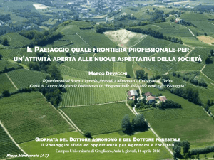 Prof. Marco Devecchi - Ordine dei Dottori Agronomi e Forestali