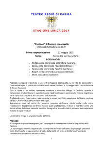 Stagione Lirica 2014 - Teatro Regio Parma