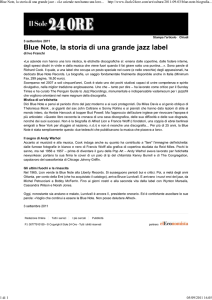 Blue Note, la storia di una grande jazz