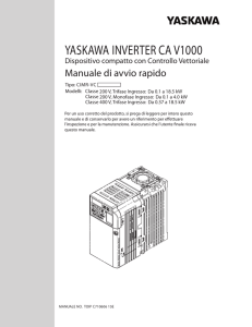 yaskawa inverter ca v1000 - Yaskawa Europe GmbH